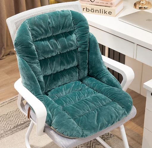 VELORA Plush Chair Cushion — Heated & Unheated Options