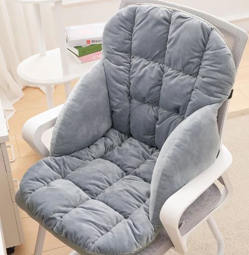 VELORA Plush Chair Cushion — Heated & Unheated Options