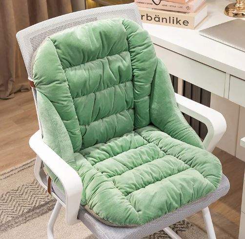 VELORA Plush Chair Cushion — Heated & Unheated Options