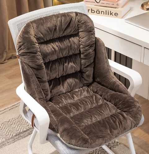VELORA Plush Chair Cushion — Heated & Unheated Options