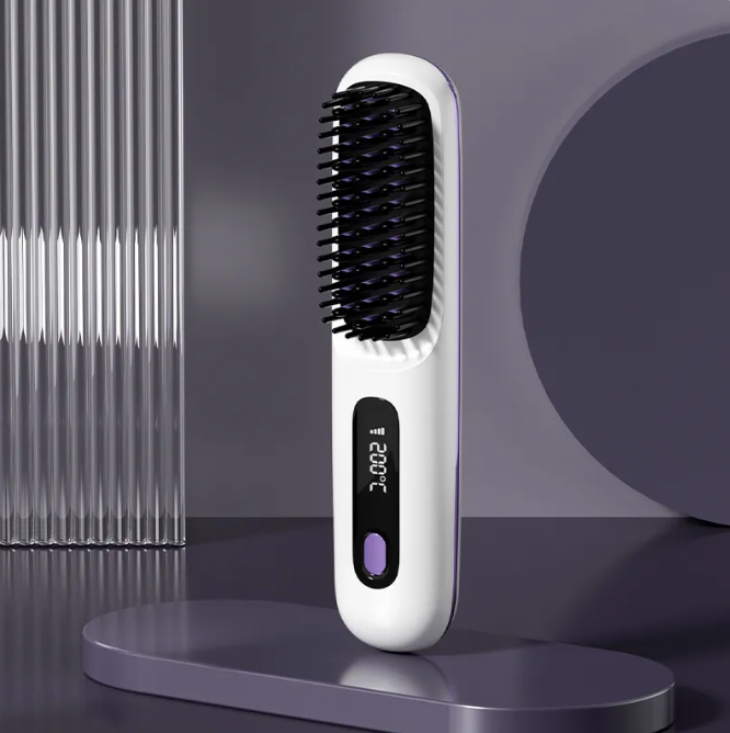 VELORA Cordless Hair Straightening Comb — USB Rechargeable