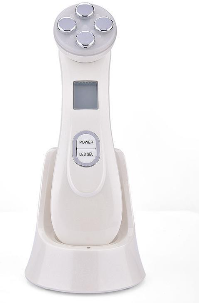 VELORA Facial Beauty Ion Device — Pink, White & Black