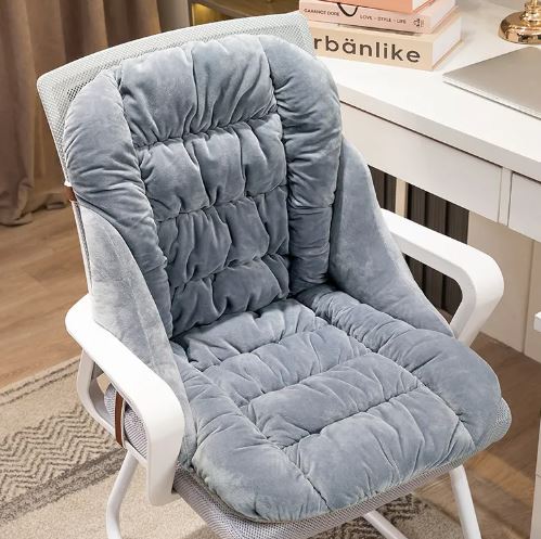 VELORA Plush Chair Cushion — Heated & Unheated Options