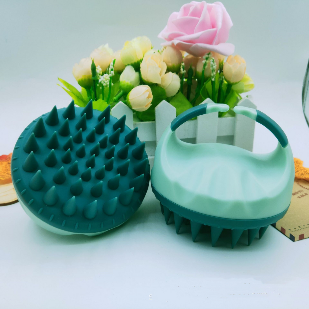 VELORA Silicone Scalp Massager Shampoo Brush