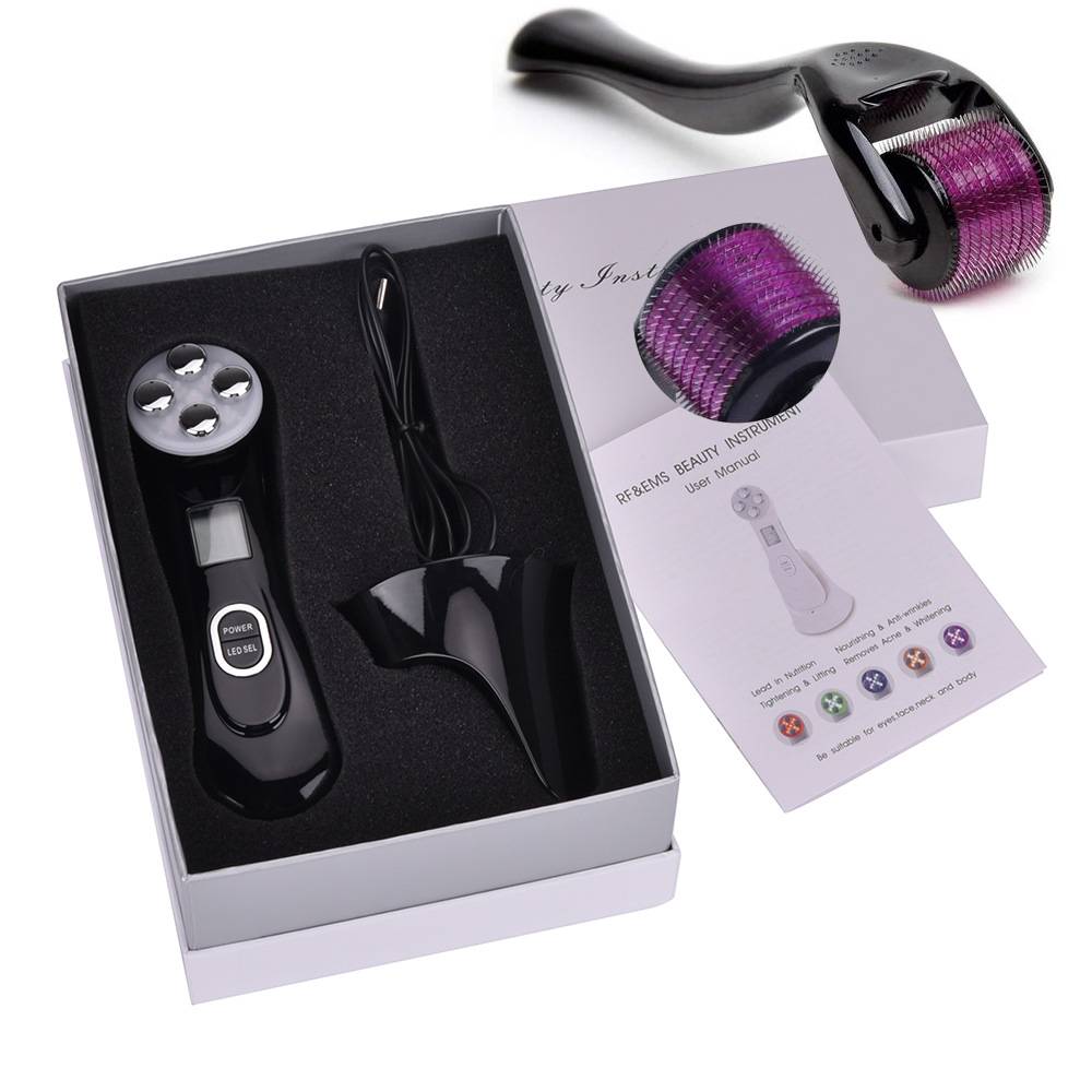 VELORA Facial Beauty Ion Device — Pink, White & Black