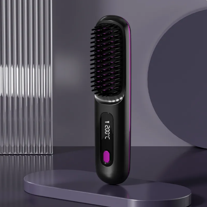 VELORA Cordless Hair Straightening Comb — USB Rechargeable
