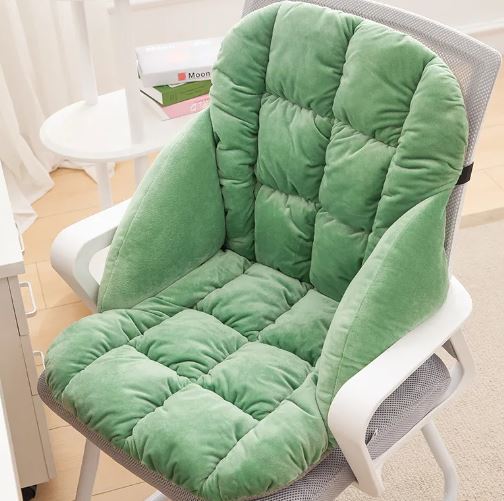 VELORA Plush Chair Cushion — Heated & Unheated Options