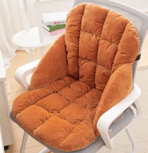 VELORA Plush Chair Cushion — Heated & Unheated Options