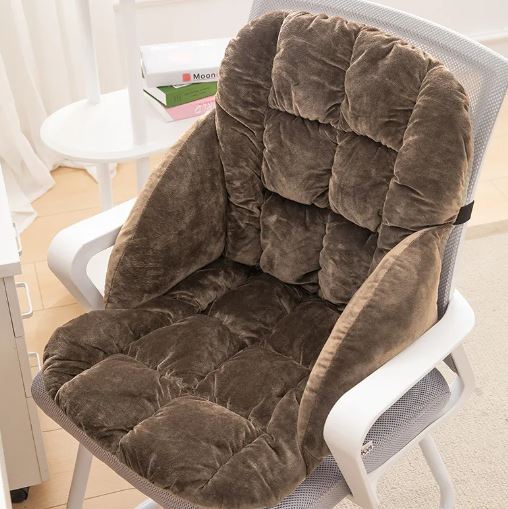 VELORA Plush Chair Cushion — Heated & Unheated Options