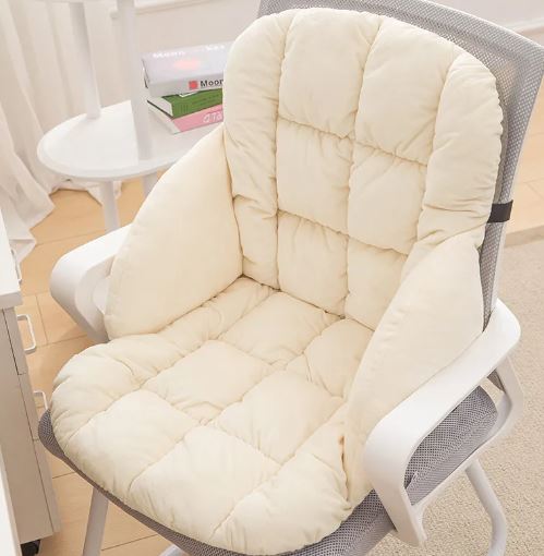 VELORA Plush Chair Cushion — Heated & Unheated Options
