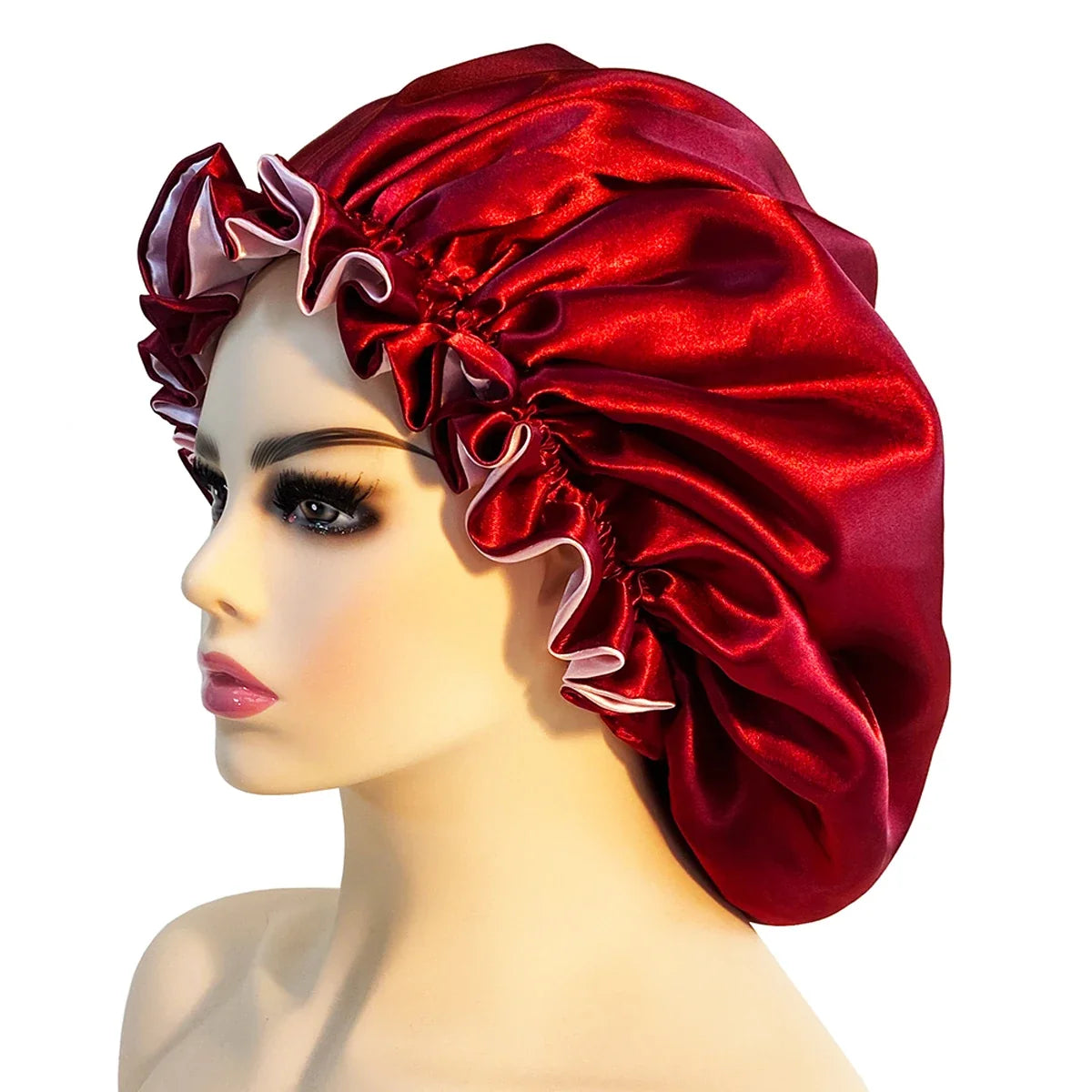 VELORA™ Adjustable Satin Sleep Bonnet