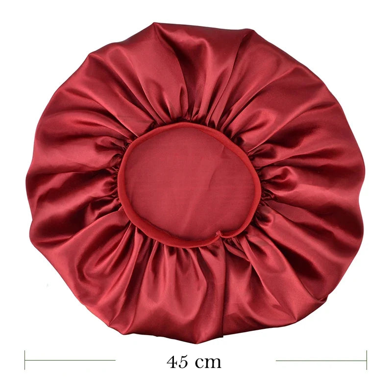VELORA™ Adjustable Satin Sleep Bonnet