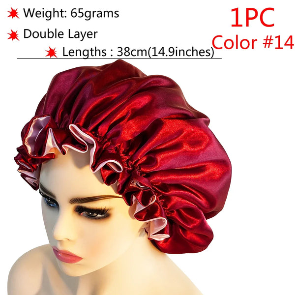 VELORA™ Adjustable Satin Sleep Bonnet