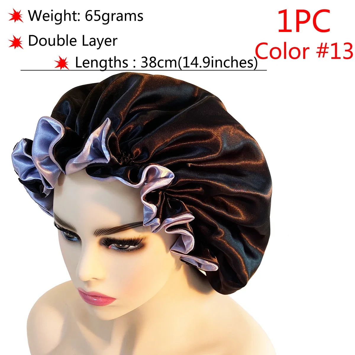 VELORA™ Adjustable Satin Sleep Bonnet