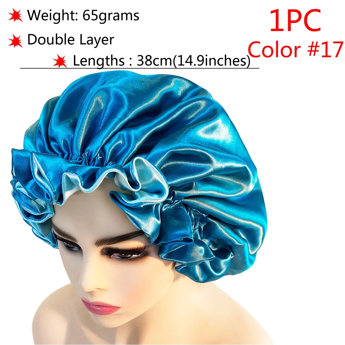 VELORA™ Adjustable Satin Sleep Bonnet