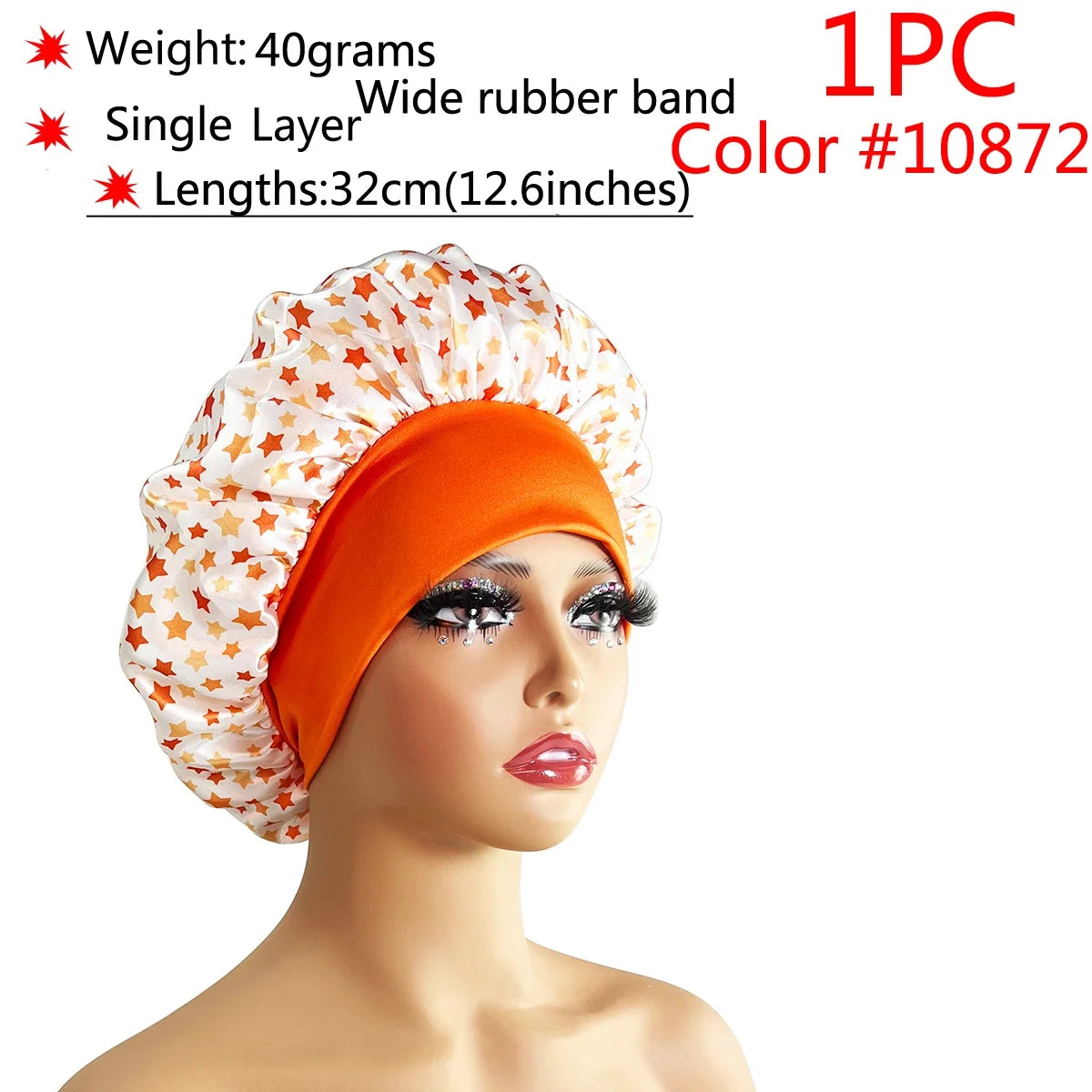 VELORA™ Adjustable Satin Sleep Bonnet