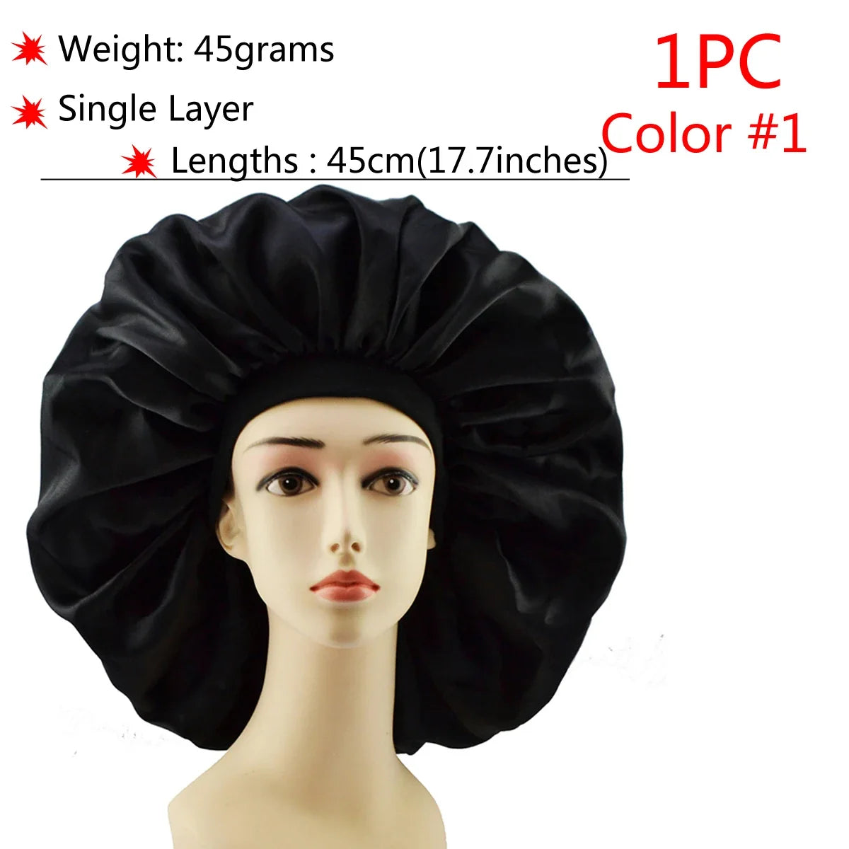 VELORA™ Adjustable Satin Sleep Bonnet