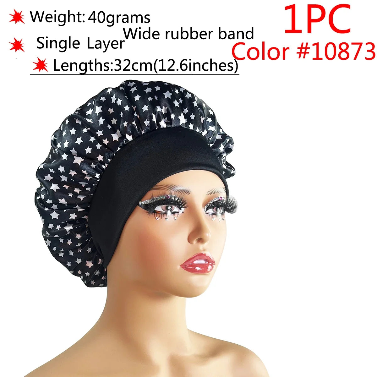 VELORA™ Adjustable Satin Sleep Bonnet