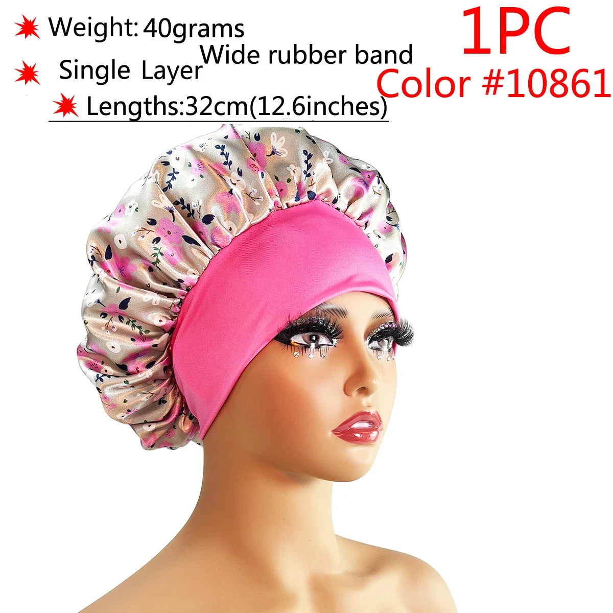 VELORA™ Adjustable Satin Sleep Bonnet