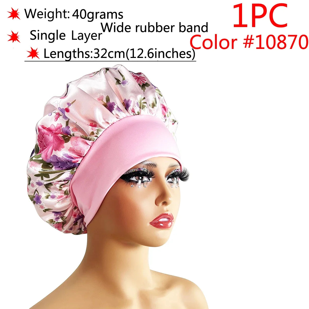 VELORA™ Adjustable Satin Sleep Bonnet