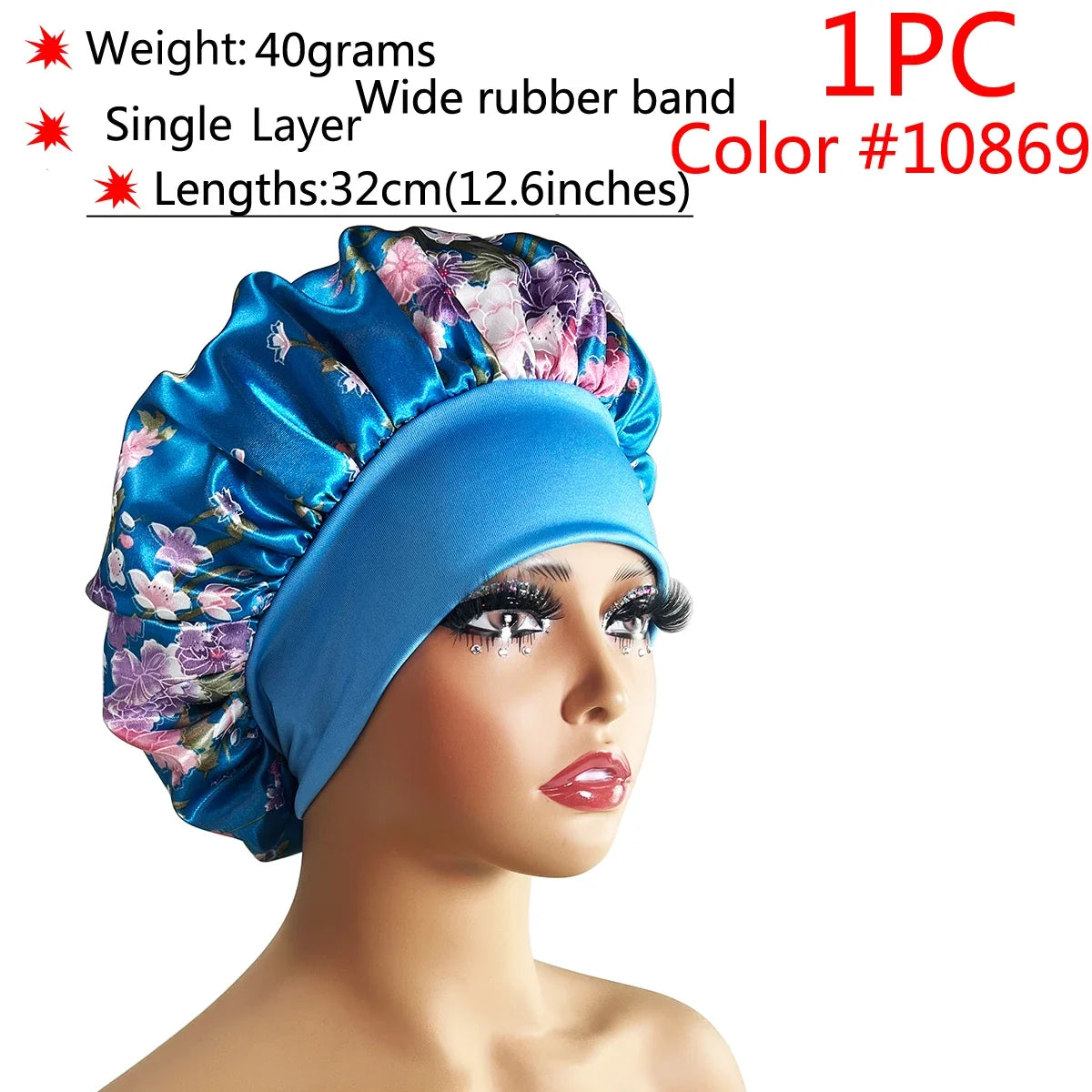 VELORA™ Adjustable Satin Sleep Bonnet