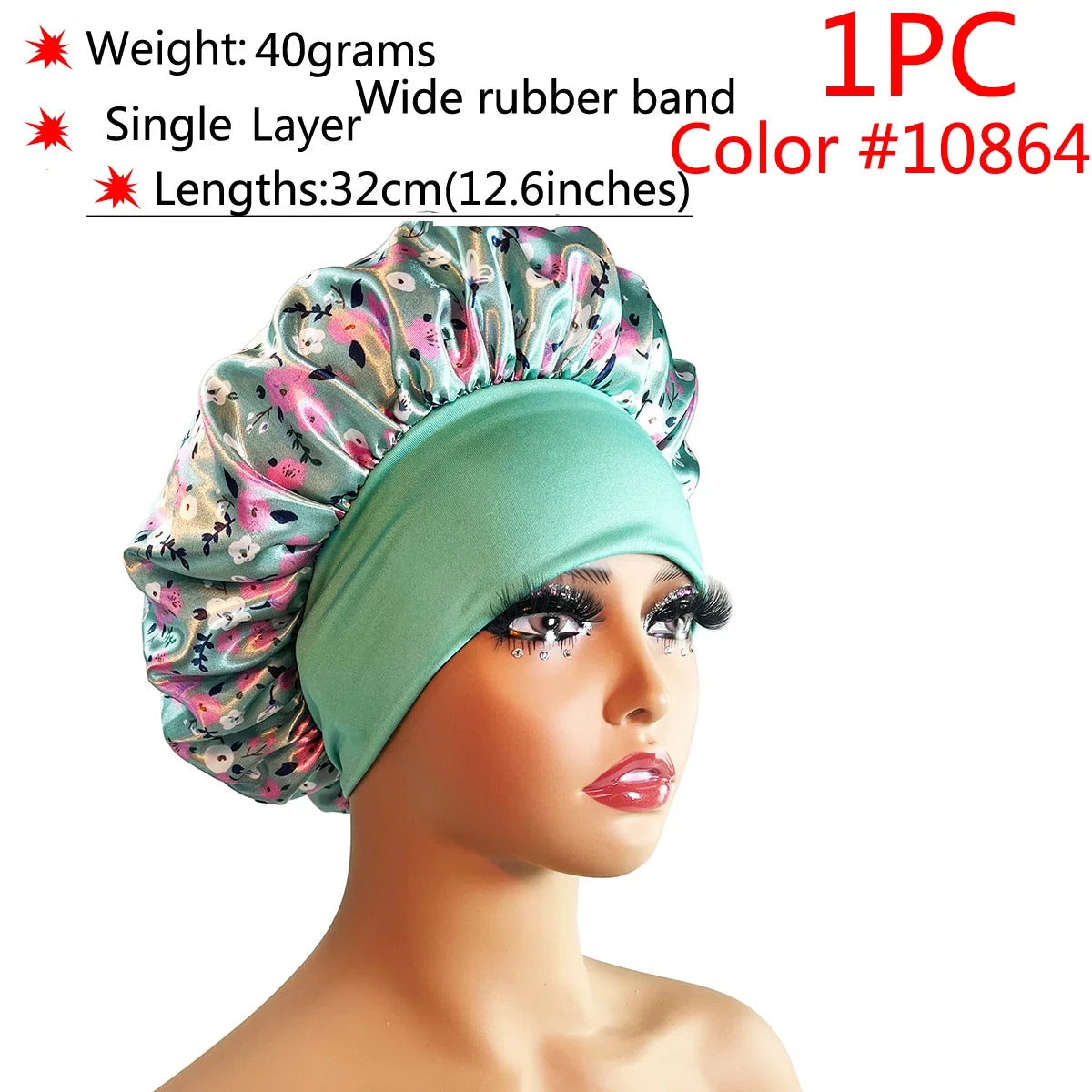 VELORA™ Adjustable Satin Sleep Bonnet