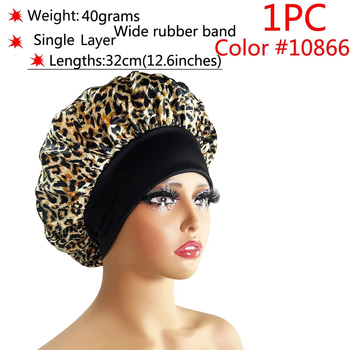 VELORA™ Adjustable Satin Sleep Bonnet