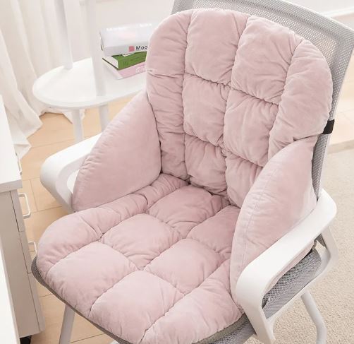 VELORA Plush Chair Cushion — Heated & Unheated Options