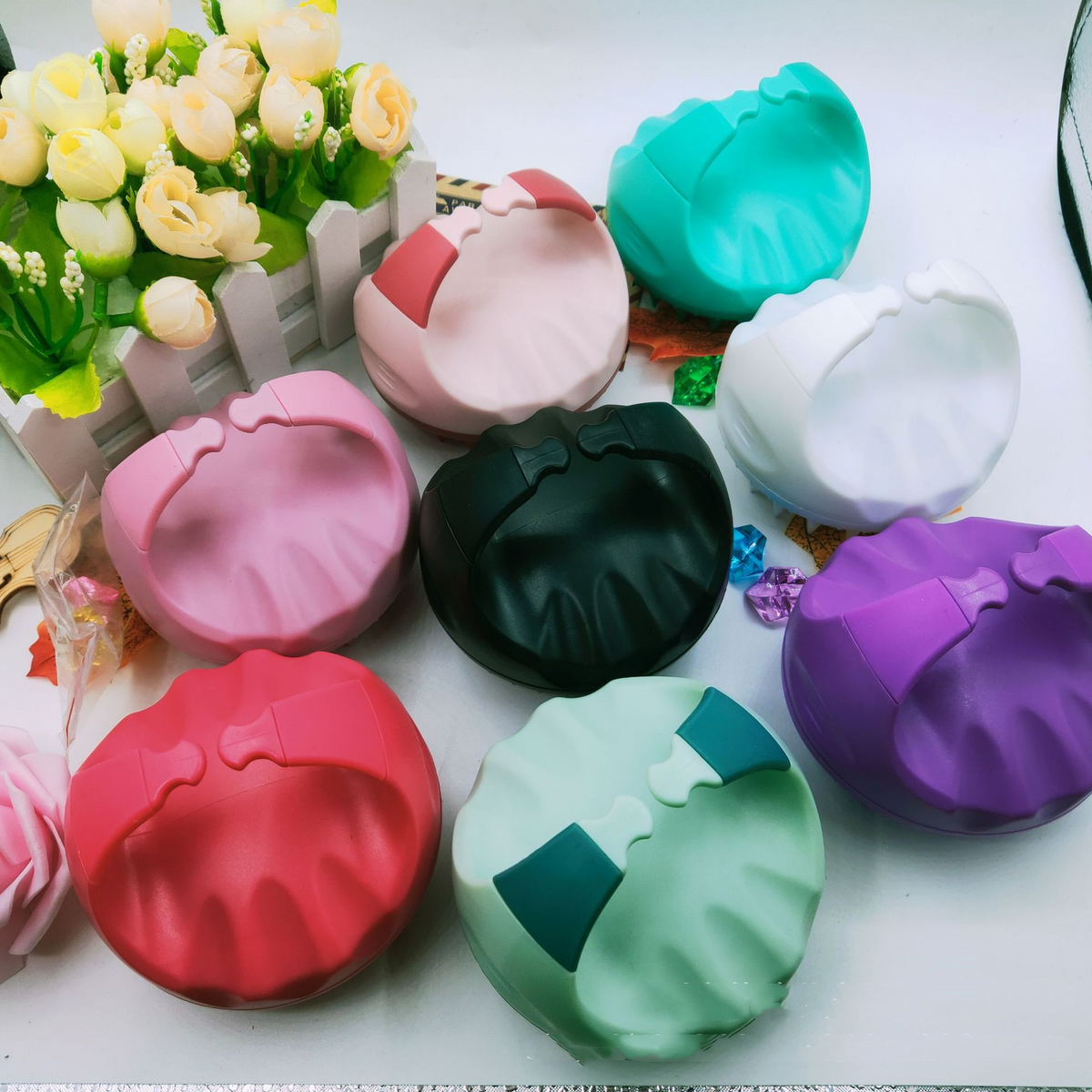 VELORA Silicone Scalp Massager Shampoo Brush
