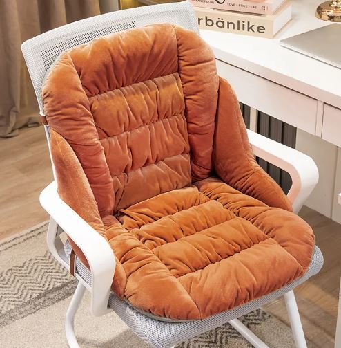 VELORA Plush Chair Cushion — Heated & Unheated Options