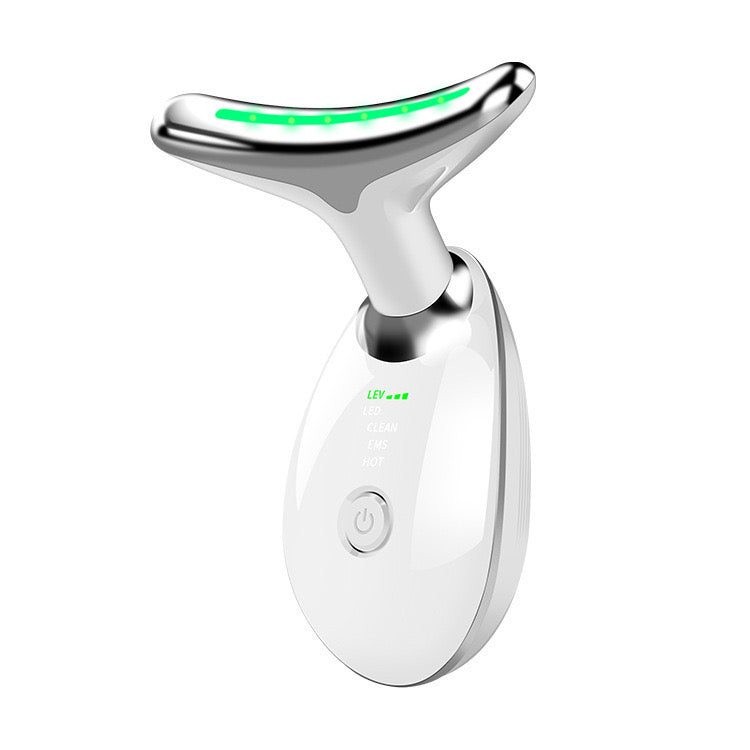 White facial beauty massager front view