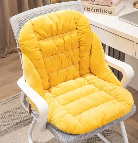 VELORA Plush Chair Cushion — Heated & Unheated Options