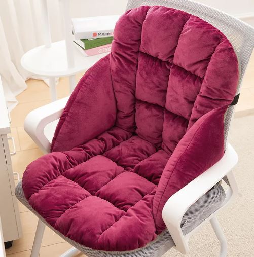 VELORA Plush Chair Cushion — Heated & Unheated Options
