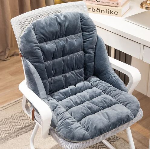 VELORA Plush Chair Cushion — Heated & Unheated Options