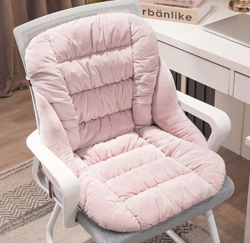 VELORA Plush Chair Cushion — Heated & Unheated Options